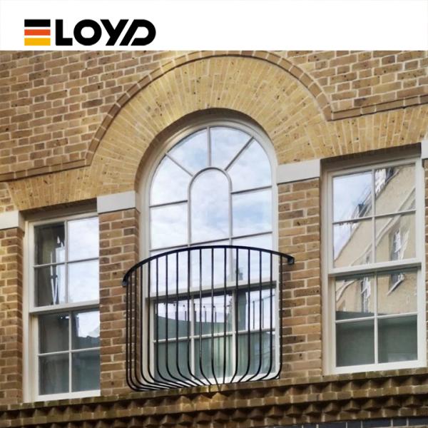 Slim Frame Double Single Hung Window with Low-E Glass
