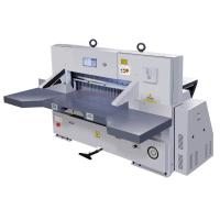 Découpeuse de papier hydraulique de double guide avec l'écran tactile