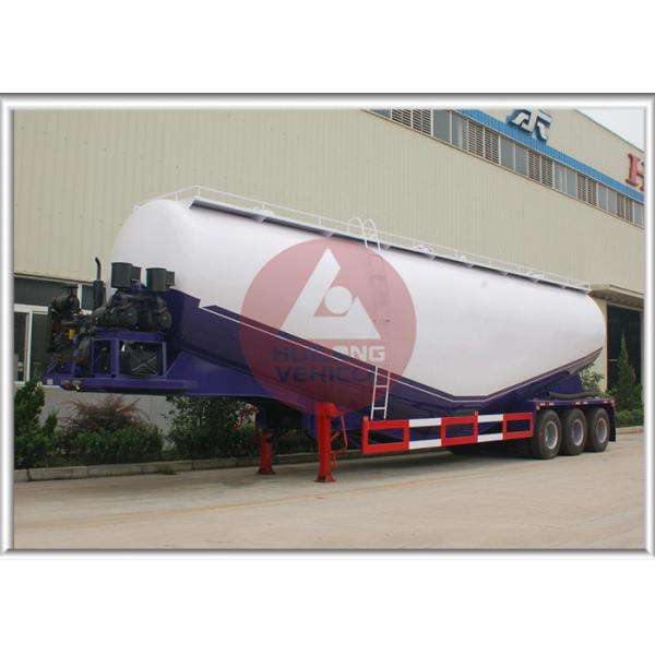55 CBM Dry Bulk Trailer 6mm Body Thickness  Large Volume 3 Sets Manhole