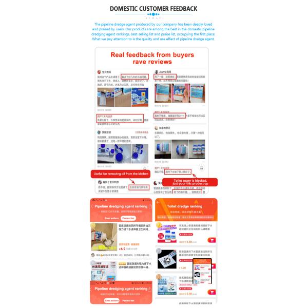 Закупоренный стекает волшебный ODM OEM порошка уборщика трубы туалета стока