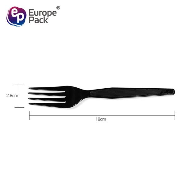 Food grade take away supplies disposable individual package plastic fork ps