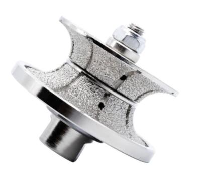 Electroplated Diamond Router Bit V30 D75MM for Precise Stone Profiling and Grinding