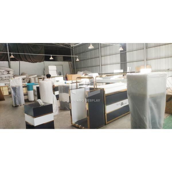 Monomer Design Glass Watch Cabinet Display For Stores EPE Cotton Packaging