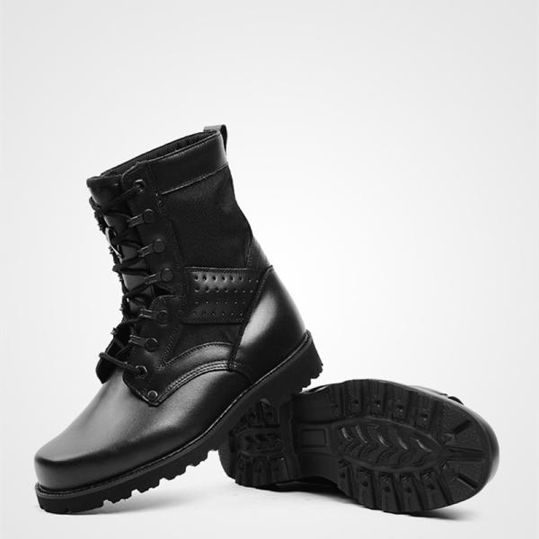 Wear Resistant Cowhide Military Combat Boots Lightweight Under Armour Combat Boots