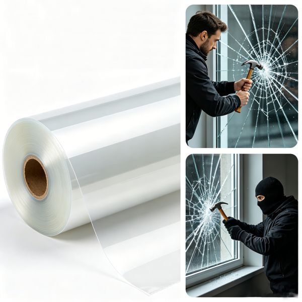 3M/118-inch Wide Security Window Film for Commercial Buildings & Glass Facades