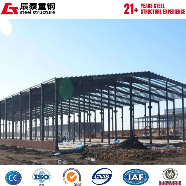 On-Site Assembly Bolt Connection Fast Construction Speed Steel Structure Workshop