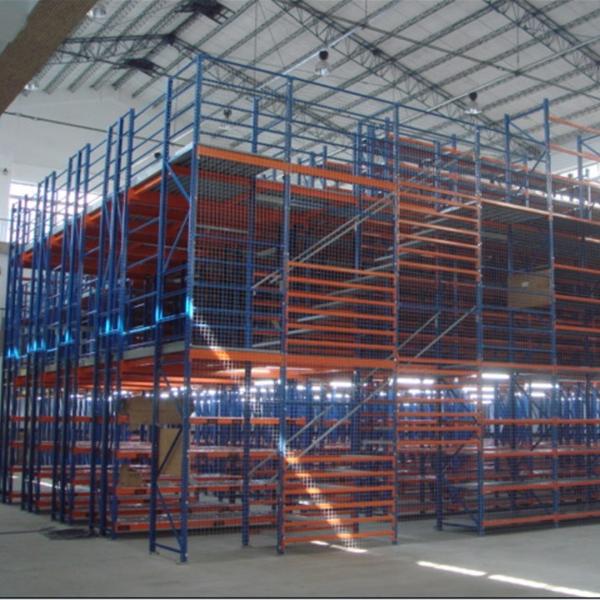 Multi Tier Mezzanine Platform , Rack Supported Mezzanine Floor Systems