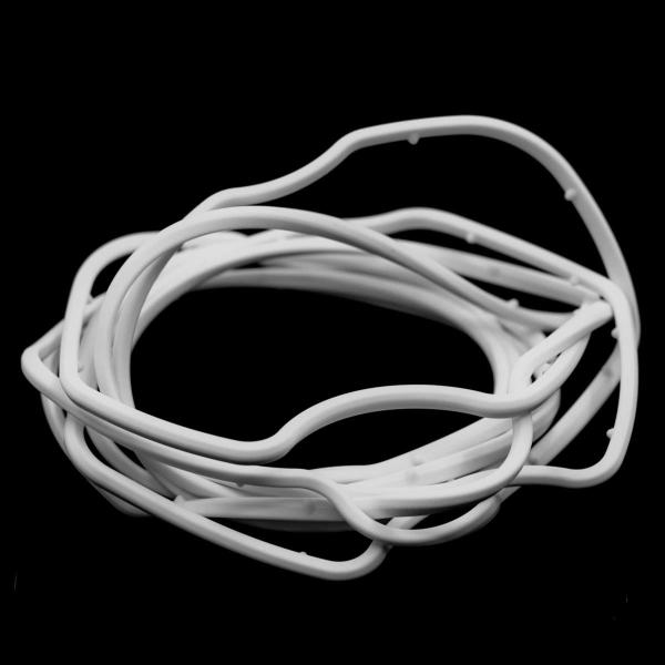OEM White Small Rubber O Rings IATF16949 Medical Rubber Molding