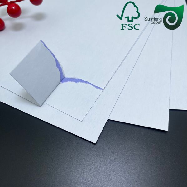 FSC Certified Glossy Black Core C2S Coated Paper For Playing Cards  Poker Decks 280gsm