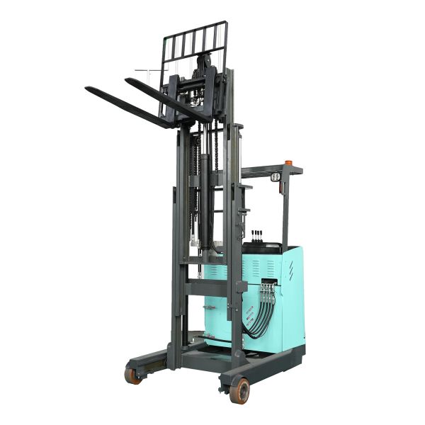 Ride on Electric Reach Truck Forklift for Narrow Aisle Warehouse with EPS