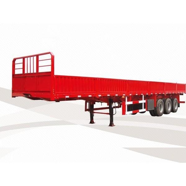 10m Car Axle CIMC Truck 3-Axle Fence Cargo Semi Trailer with Side Wall