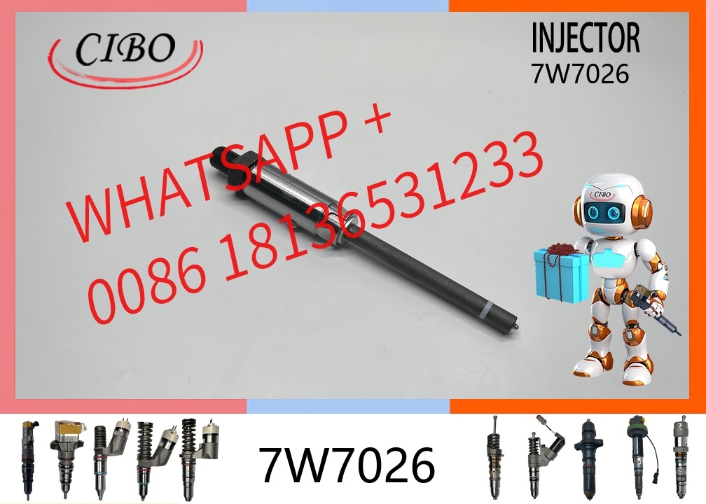 original 7W7026 Pencil Fuel Injector Nozzle for   3406 3406B 3408 3412 Diesel Engine Excavator 375 Dozer D9L 773D 7W-7026 7W7031 7W7032 original new injector