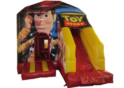 Combo inflável com tema de história de brinquedos Disney Woody inflável pequeno combo para crianças com impressão digital