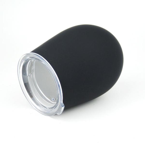 Double Wall Seal Lid Black Matte Stainless Steel Vacuum Coffee Mug