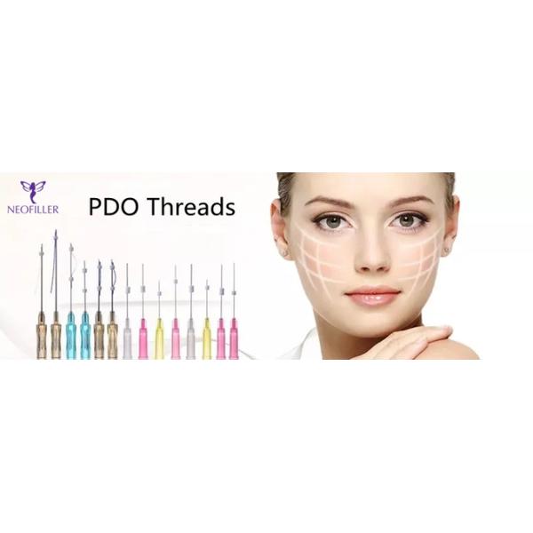 levage émoussé coréen de Pdo de canule ultra V de fil de 4d 100mm PDO de l'ascenseur