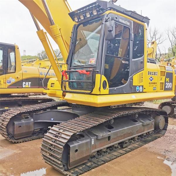 Использованный экскаватор Komatsu PC200 Оригинальный гидравлический насос PC200-6/7/8