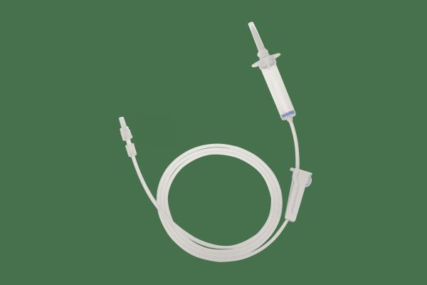 OD4.0mm Plastic Medical Components Rotating Male Luer Lock Connector Long Type