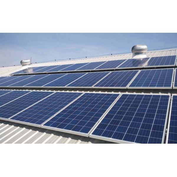 Industry Pitched Roof Solar PV Project Metal Roof Solar Mounting Systems 30KW 50KW