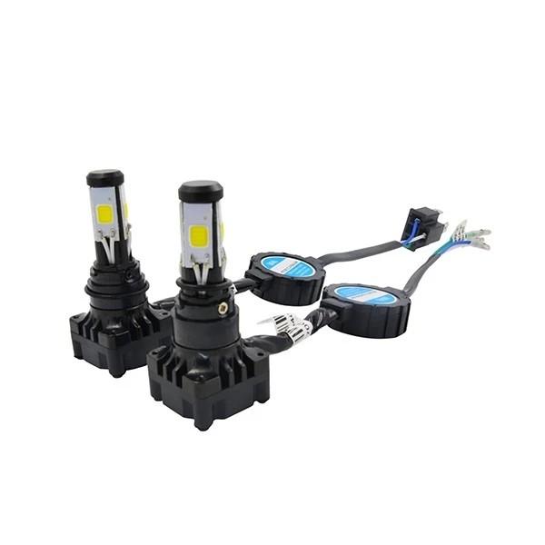 30W 2000LM COB LED Motorcycle Headlight Bulbs DC 9 - 18V Shockproof