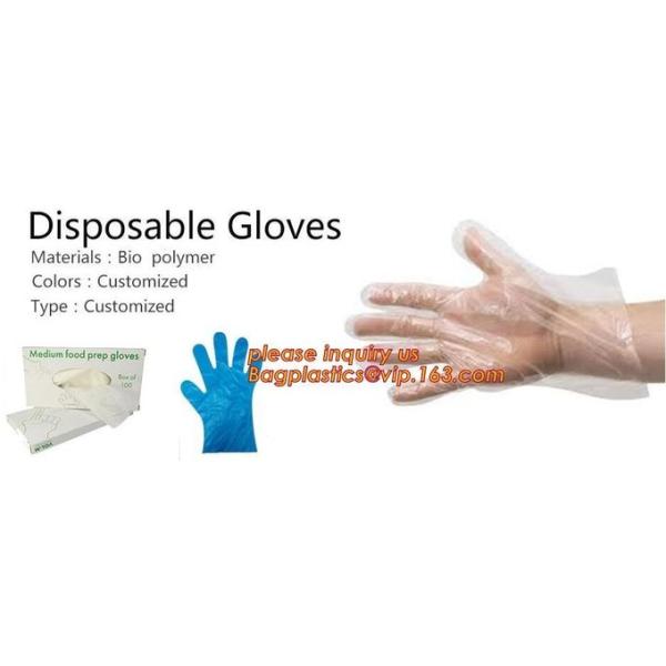 Disposable Gloves, 1000 Pcs Plastic Gloves for Kitchen Cooking Cleaning Safety Food Handling, Powder and Latex Free