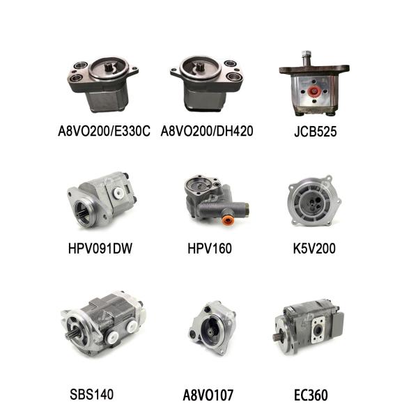 1262016 SBS120 Hydraulic Gear Pump E320C E320D Excavator Pilot Pump