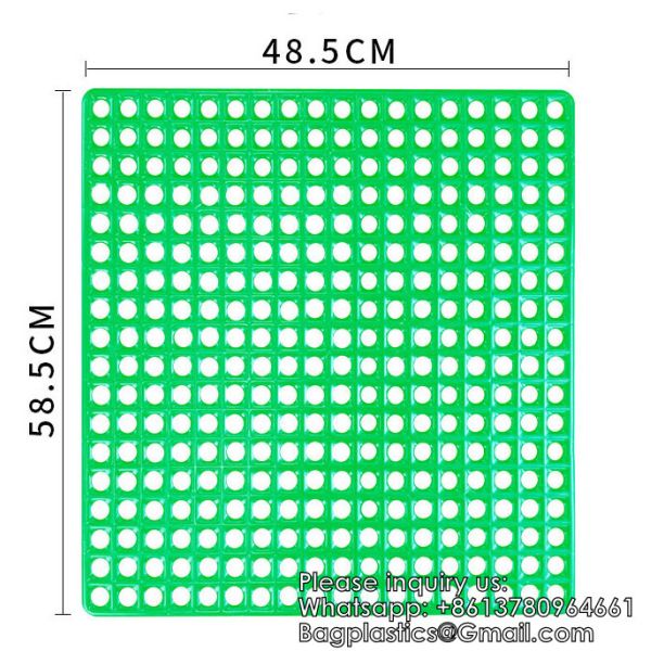 Rabbit Cage Mat Floor Plastic Bunny Resting Mats For Wire Cage Bottom Washable Small Animal Feet Pad With Holes For Chinchilla Ferret Guinea Pig Easy To Cut And Splice