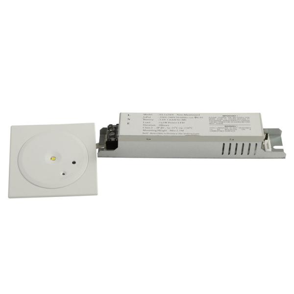 Rechargeable 3W Ceiling Recessed LED Emergency Downlight Buildings Ni-Mh Battery
