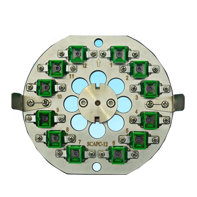 Replaceable Adapter Attachment FC APC Polishing Fixture Tailored to Polish Assembled LC Connectors Offering Fiber Optic Connector Surface