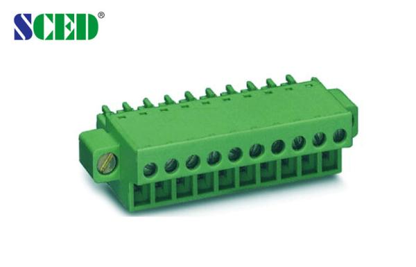 Lance da tomada de encaixe do bloco terminal de 3.81mm 300V 8A os soquetes fêmeas 2P - 20P
