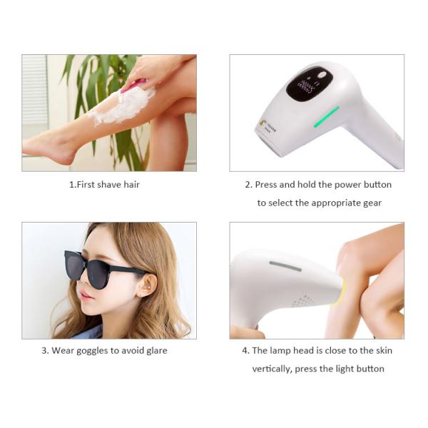Skin Rejuvenation Portable Laser Hair Removal Machine Home Use Beauty Device