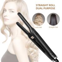 Straightener cerâmico do cabelo do curso do Straightener do cabelo do aquecimento do MCH tensão dupla do pro