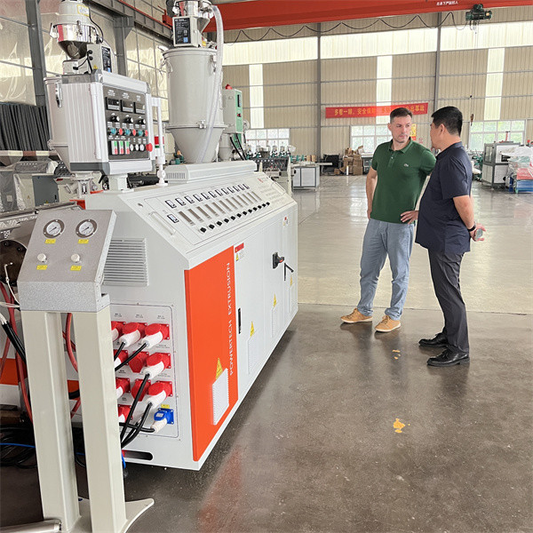 Plastic PE PP PVC Electrical Conduit Single Wall Corrugated Pipe Extrusion Line Equipment