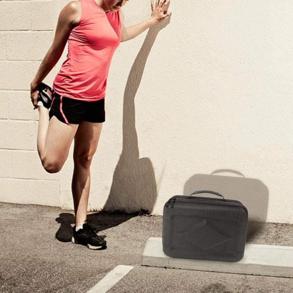 Thermoformed EVA Massage Gun Case , Zipper Hard Storage Carrying Case