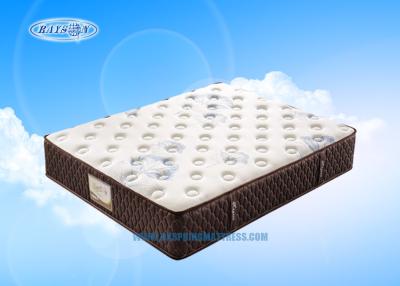 White / Grey Fabric Memory Foam Bonnel Spring Mattress for Home