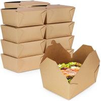Saque a envase de comida la caja de papel Oilproof para Bento Noodle Meal Lunch