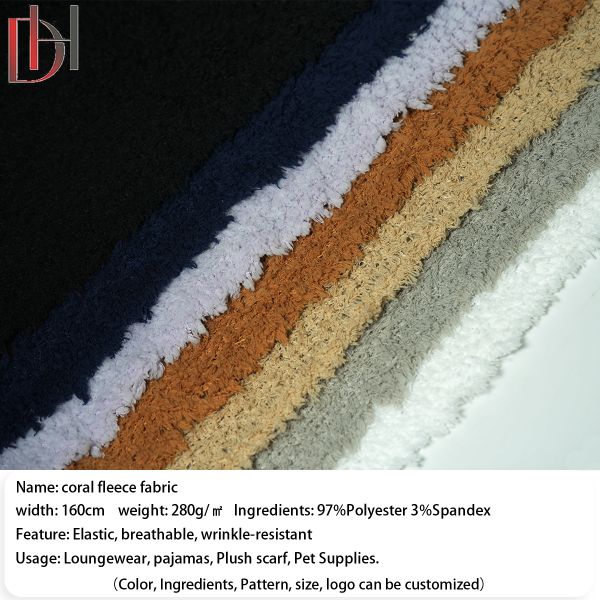 97% polyester 3% Spandex Fleece Fabric Oilproof Wind Proof Quick Dry