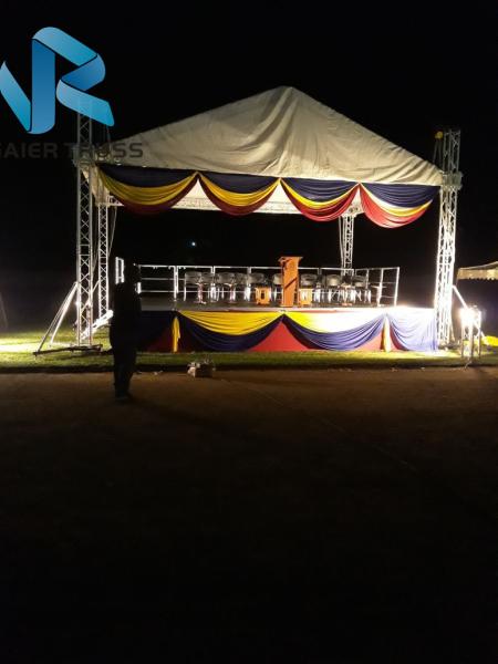 Pagoda Roof / Tower Sgaier Truss High Strength For Lighting / Speakers