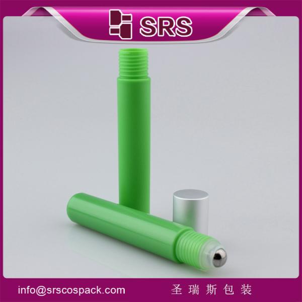 china supplier pharmaceutical plastic anti-itch green roll on bottle 5ml perfume