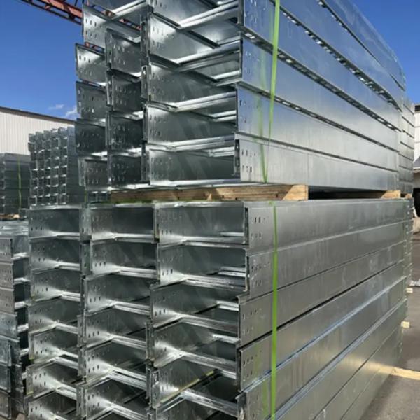 Highly Corrosion Resistant Cable Ladder Support Tray Silver Finish And Steel Material