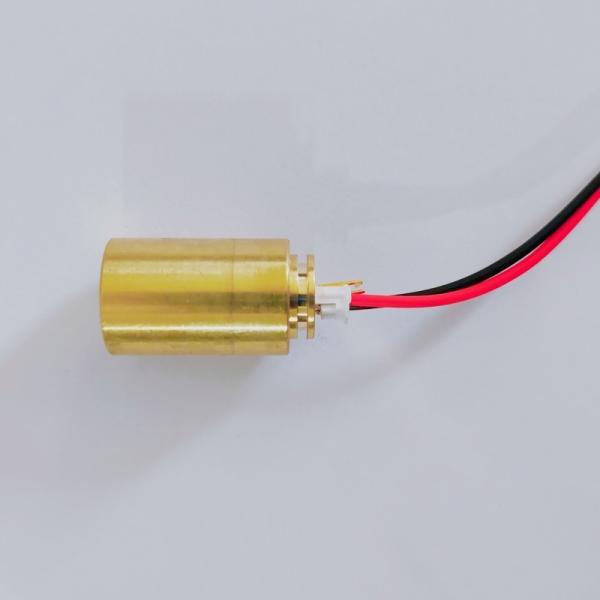Black Anodized Aluminum Housing Good Stability 561nm Yellow Dot Laser Module by Lasence