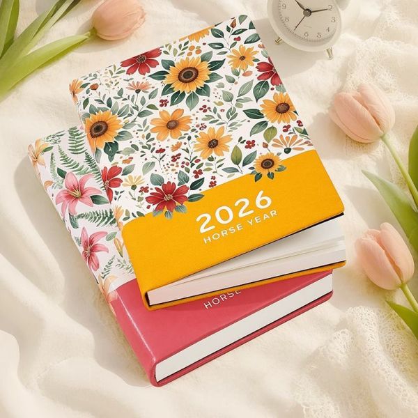 Wholesale New Design Customized Hot Sale Notebook With String A5 A6 Hardcover Thread Sewing Perfectly Hardbound Notebook
