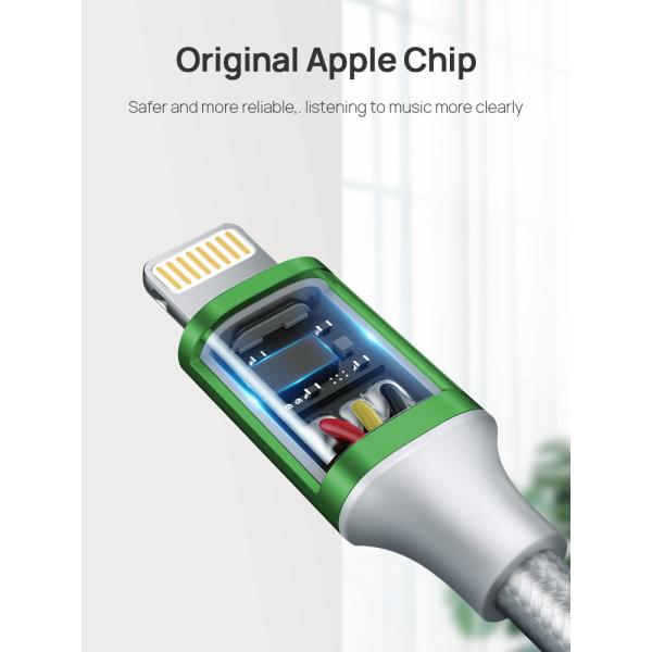 MFI 8Pin Stereo Aux Cable Lightning To Audio Jack Cable