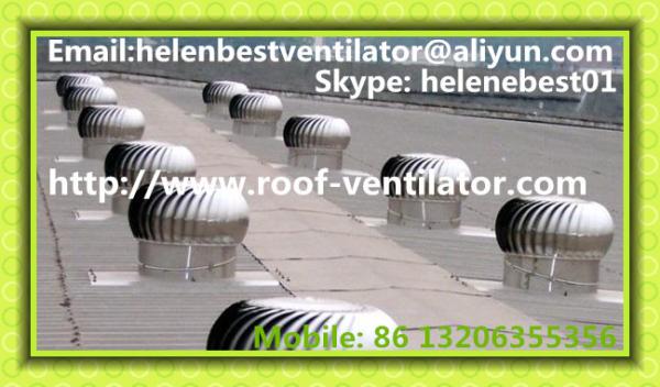 wind driven roof turbine ventilator for workshop Aluminum
