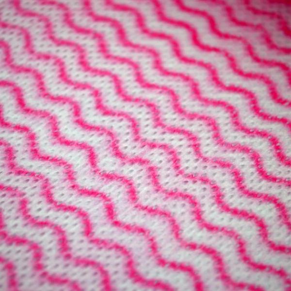 Spunlace Nonwoven Kitchen Wipes Disposable Multi Color Polyester Viscose