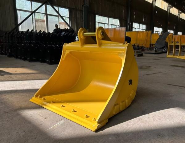 Reinforced Steel Drilling Mud Bucket For Backhoe Excavator