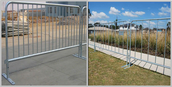 Hot Dipped Temporary Mesh Fence For Crowd Control OEM / ODM Acceptable