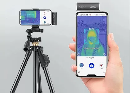 CB360 Miniature Thermal Camera for Fever Detection with 120x90/17μm SDK Interface