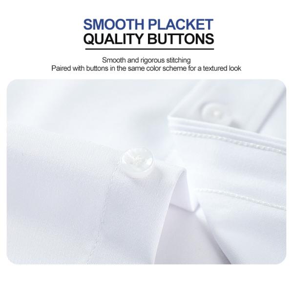 Весенняя мужская рубашка с длинными рукавами на четыре сезона с водонепроницаемым и нержавеющим материалом