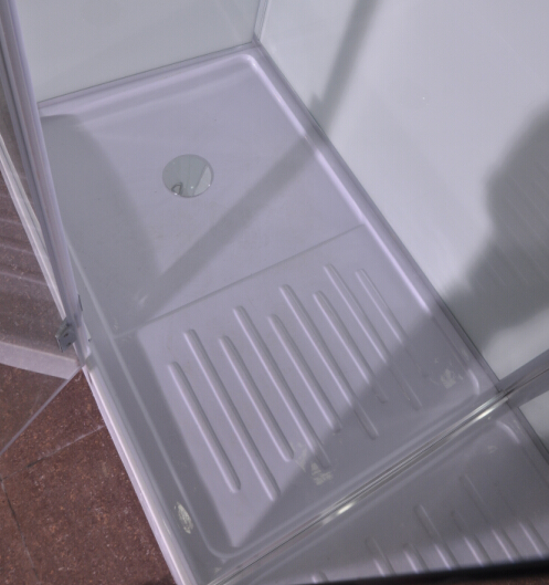 1200 x 800 x 2200 profils blancs de chrome de plateau d'ABS de carlingues rectangulaires de douche