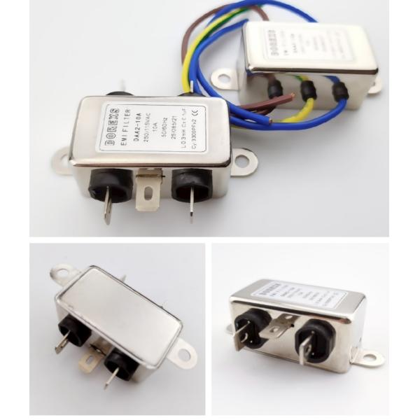 DAA2 Вставка фильтра EMI однофазной 220V 3A 6A 10A 50/60Hz
